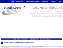 Tablet Screenshot of flightsafety.com.au